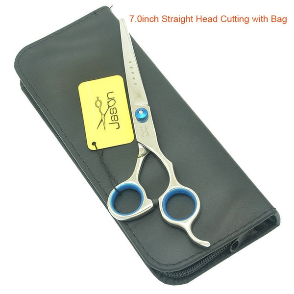 Cheaper 7.0 Inch 4Pcs/Set JP440C Jason Pet Grooming Scissors Silver Dog Shears Big Straight &Thinning&Curved Scissors LZS0639