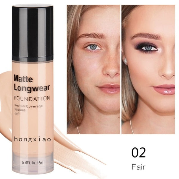 Hot Matte Liquid Foundation Moisturizing Hide Pores Cover Freckles Scars For Skin Tone Makeup Foundation Face Makeup