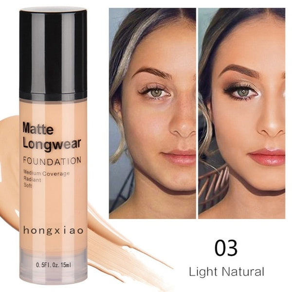 Hot Matte Liquid Foundation Moisturizing Hide Pores Cover Freckles Scars For Skin Tone Makeup Foundation Face Makeup
