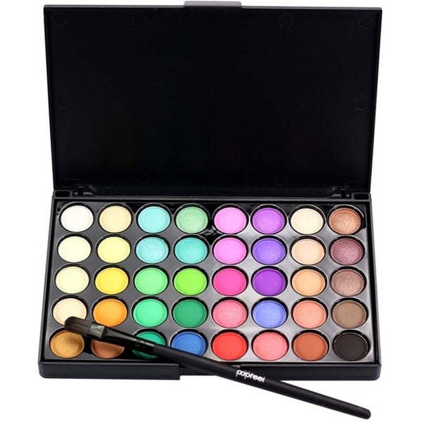 Variety Girl's 40 Earth Colors Professional Matte Pigment Eyeshadow Palette Cosmetic Makeup Eye Shadow for dresser women 6027 WD