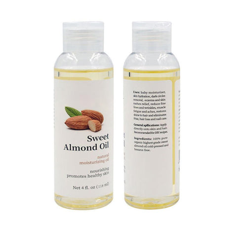 Sweet Almond Oil Moisturizing Foundation Oil Body Massage Oil Desalination Stretch Mark Oil 118ml