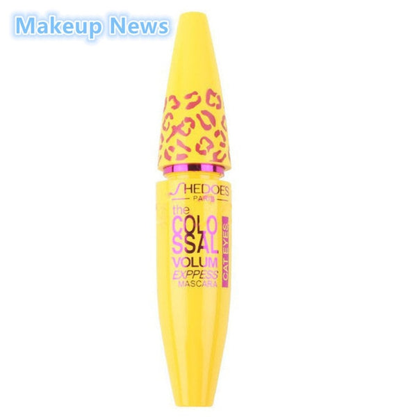 Brand New Makeup Volume Express COLOSSAL Mascara With Collagen Cosmetic Extension Long Curling Waterproof Eyelash Black